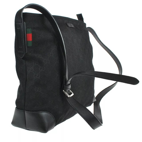 Authentic GUCCI unisex black Messenger bag - Picture 3 of 8